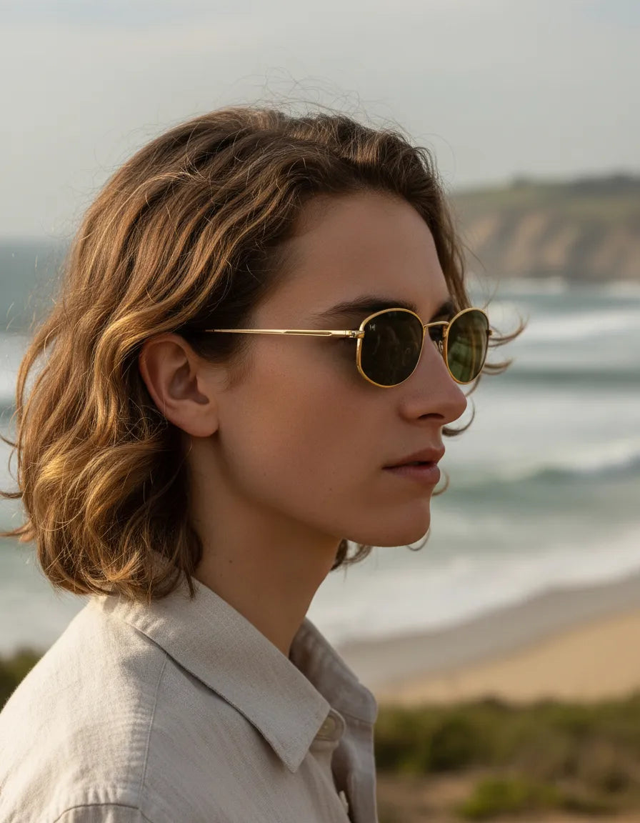 Lentes de Sol - Suku Gold Olive