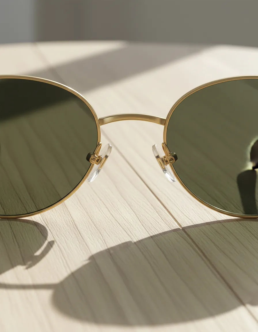 Lentes de Sol - Karam Gold Olive
