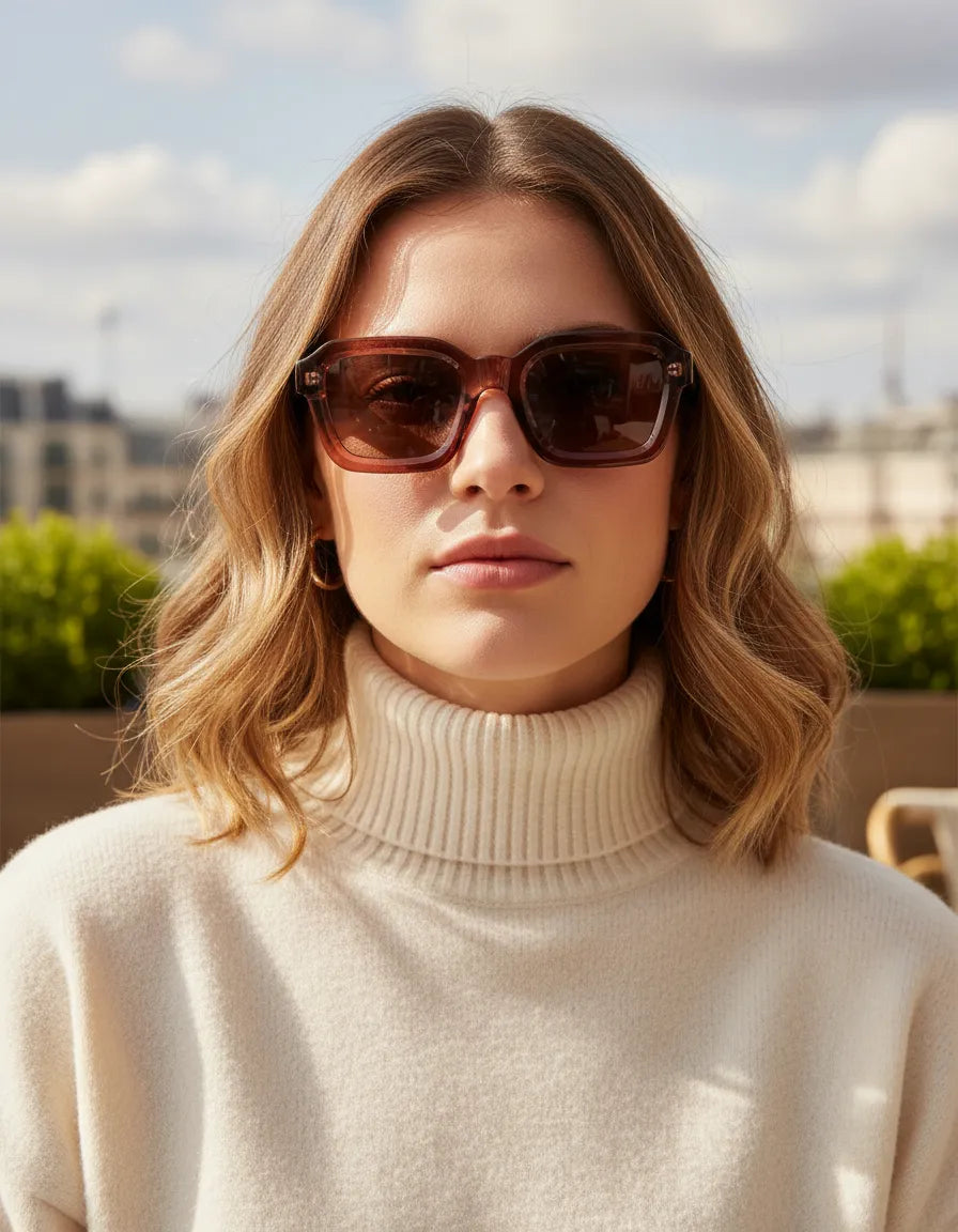 Lentes de Sol - Nayah Red Brown Kakao