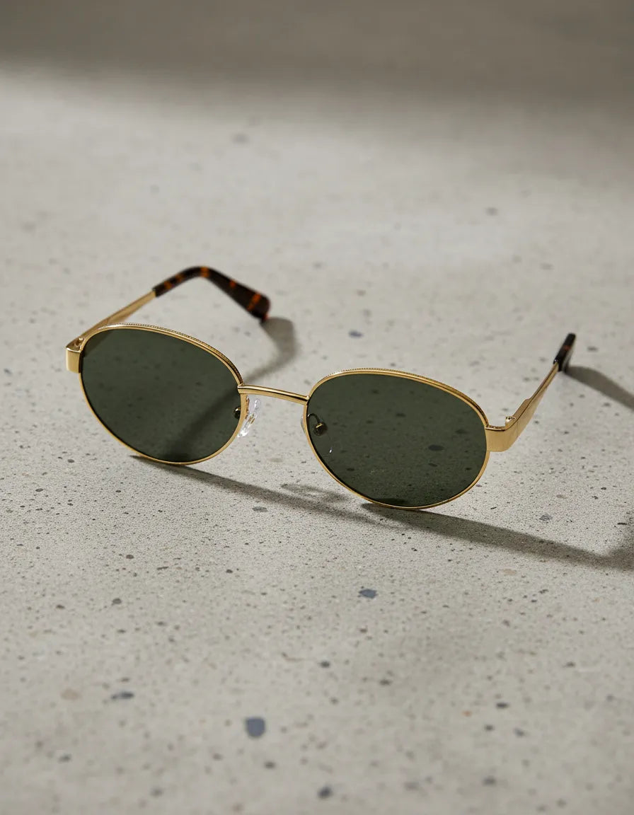 Lentes de Sol - Karam Gold Olive