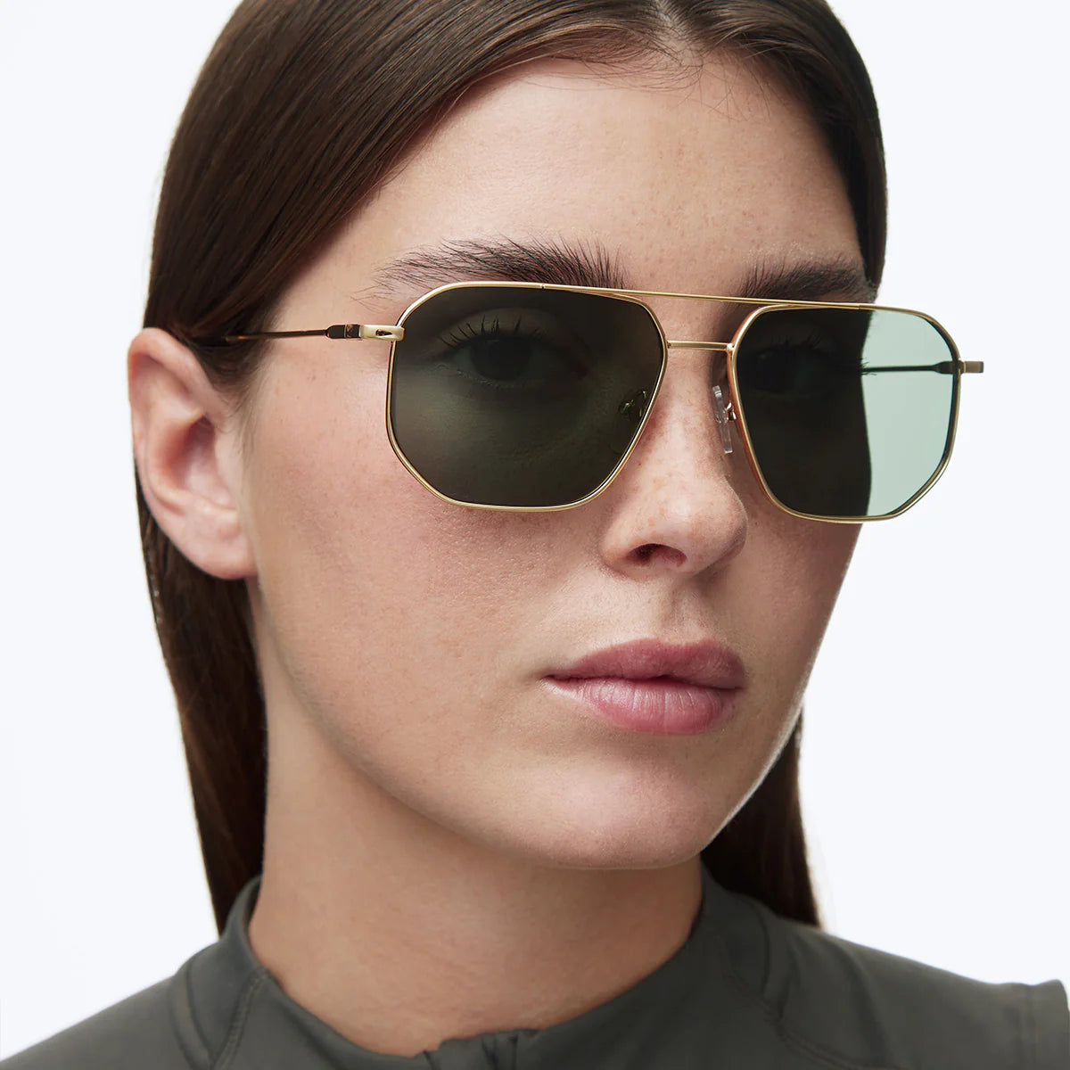 Lentes de Sol - Bina Gold Olive