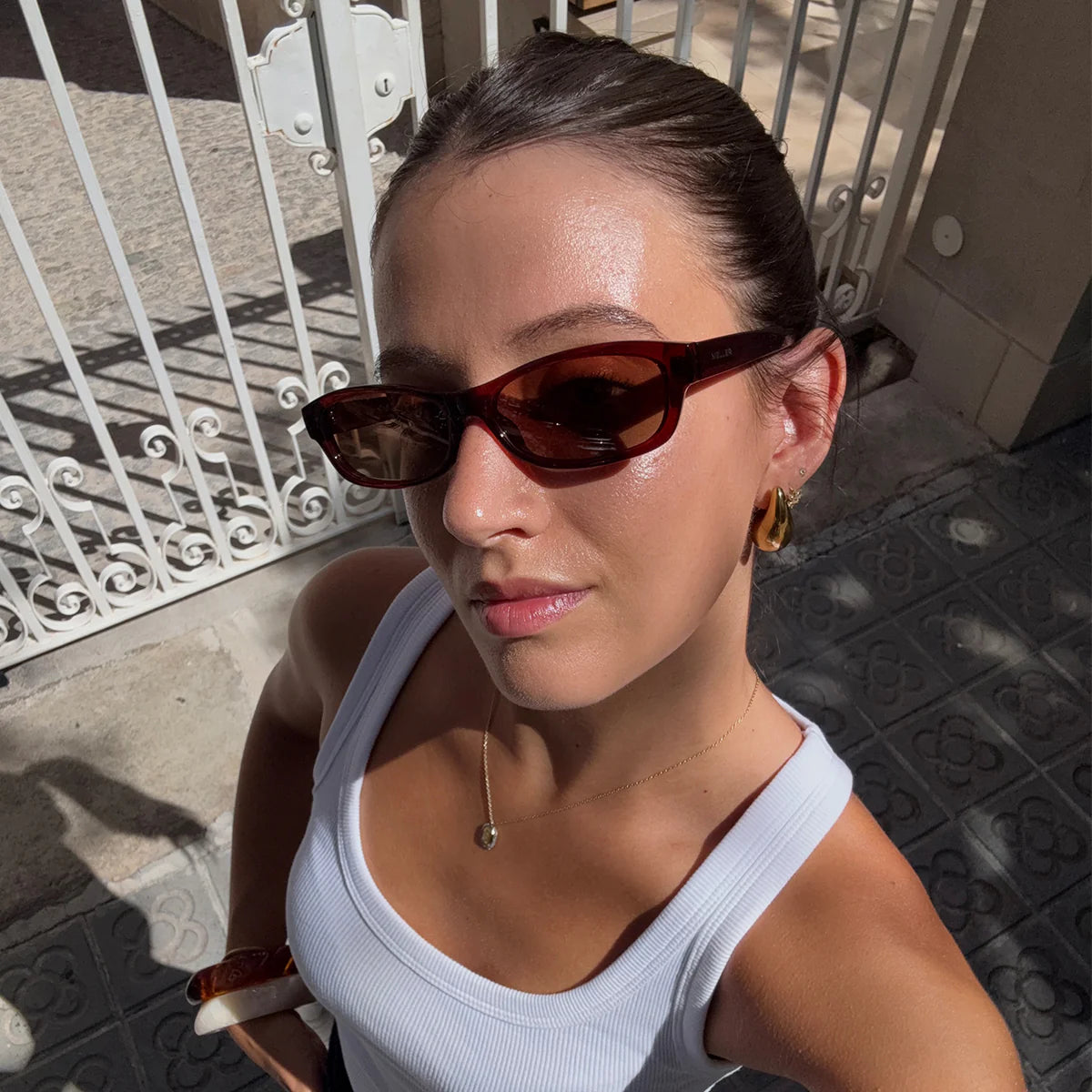 Lentes de Sol - Amar Maroon Brown