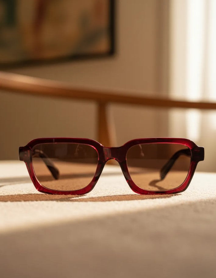 Lentes de Sol - Adisa Maroon Brown