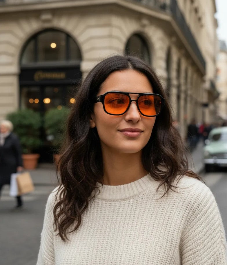 Lentes de Sol - Shipo Black Orange