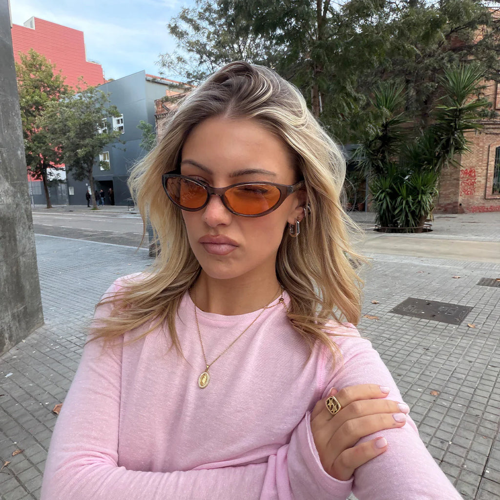Lentes de Sol - Lela Camel Orange