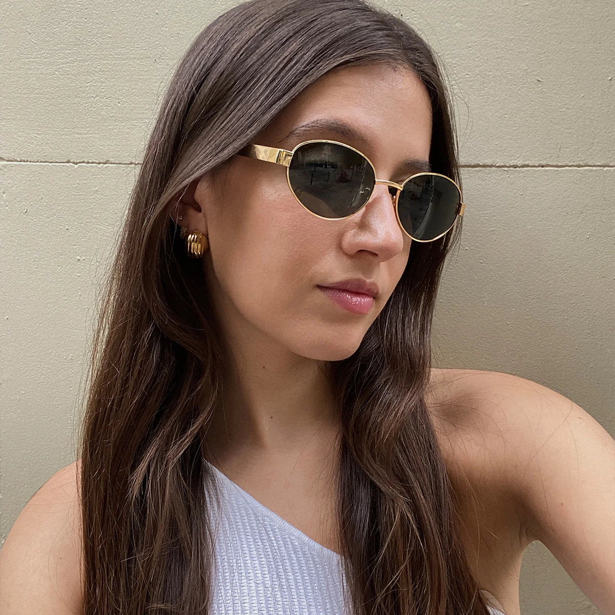 Lentes de Sol - Karam Gold Olive